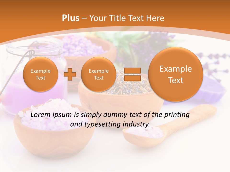 Herb Pampering Beauty PowerPoint Template