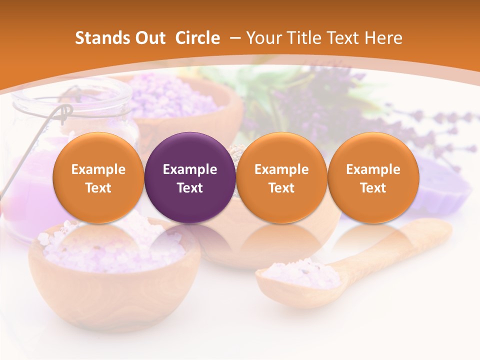 Herb Pampering Beauty PowerPoint Template