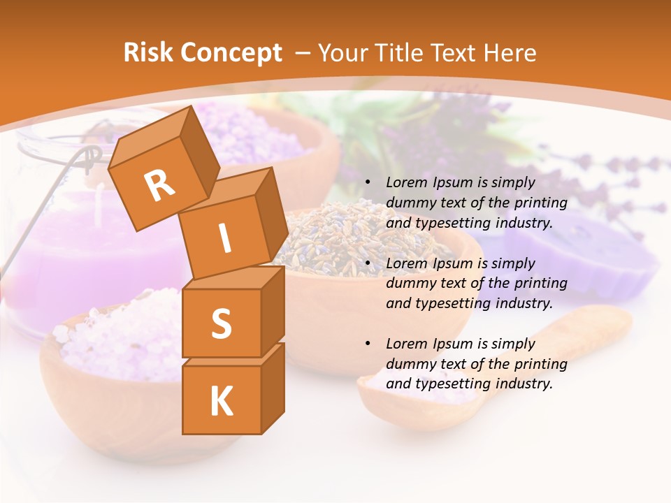 Herb Pampering Beauty PowerPoint Template