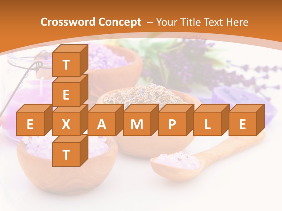 Herb Pampering Beauty PowerPoint Template