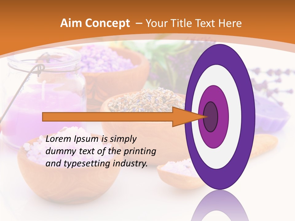 Herb Pampering Beauty PowerPoint Template