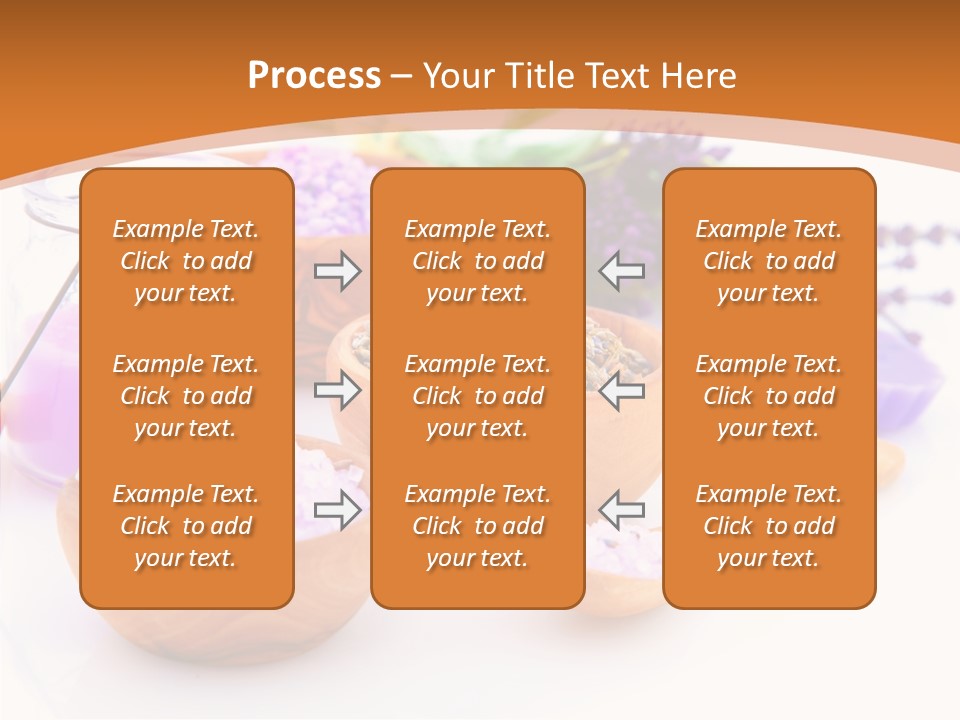 Herb Pampering Beauty PowerPoint Template