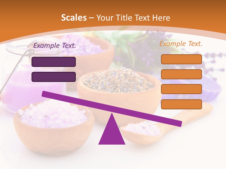 Herb Pampering Beauty PowerPoint Template