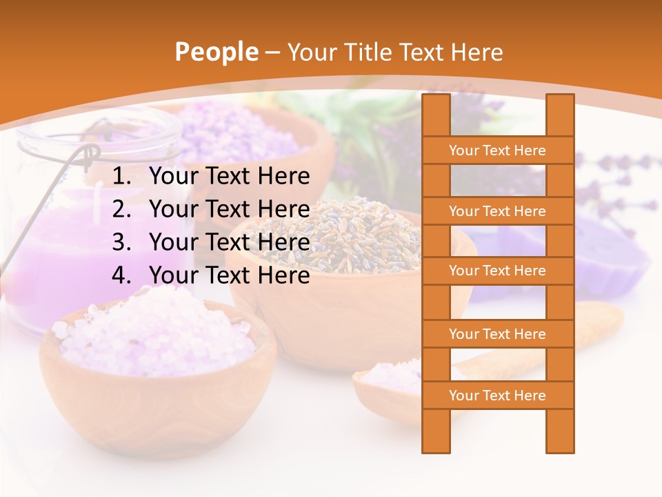 Herb Pampering Beauty PowerPoint Template