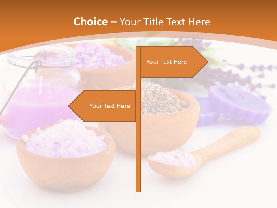 Herb Pampering Beauty PowerPoint Template