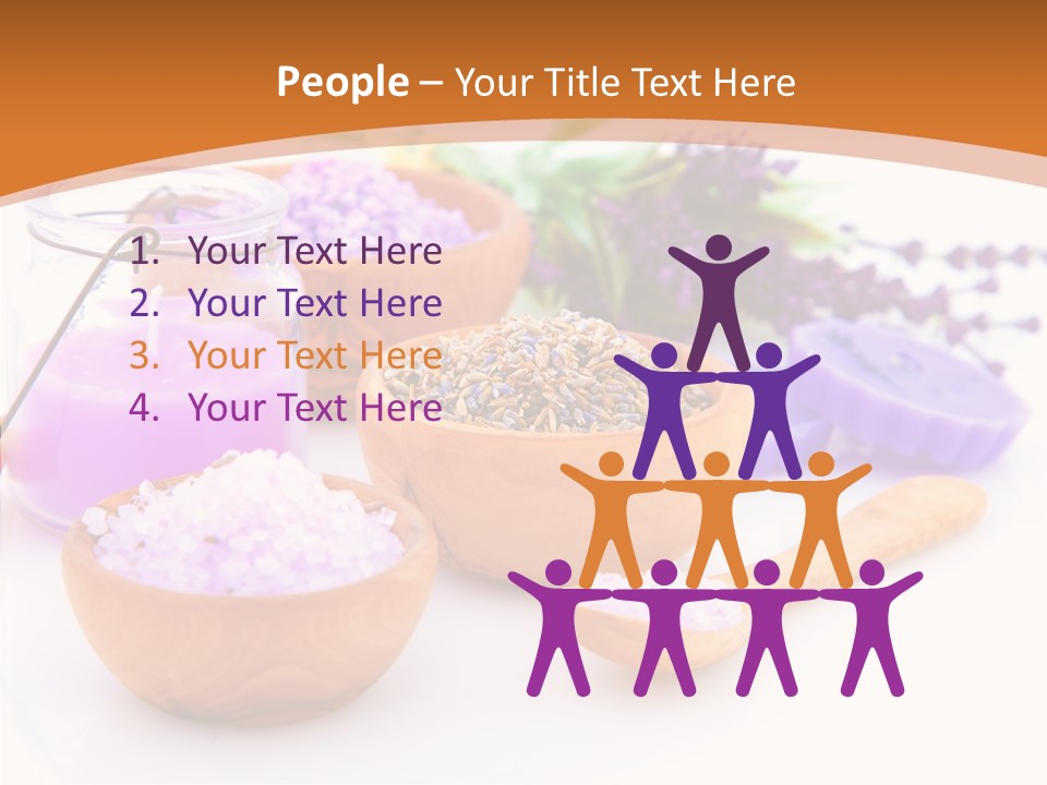 Herb Pampering Beauty PowerPoint Template