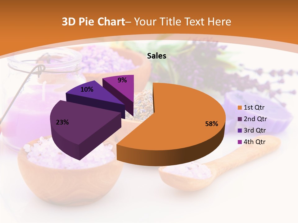 Herb Pampering Beauty PowerPoint Template