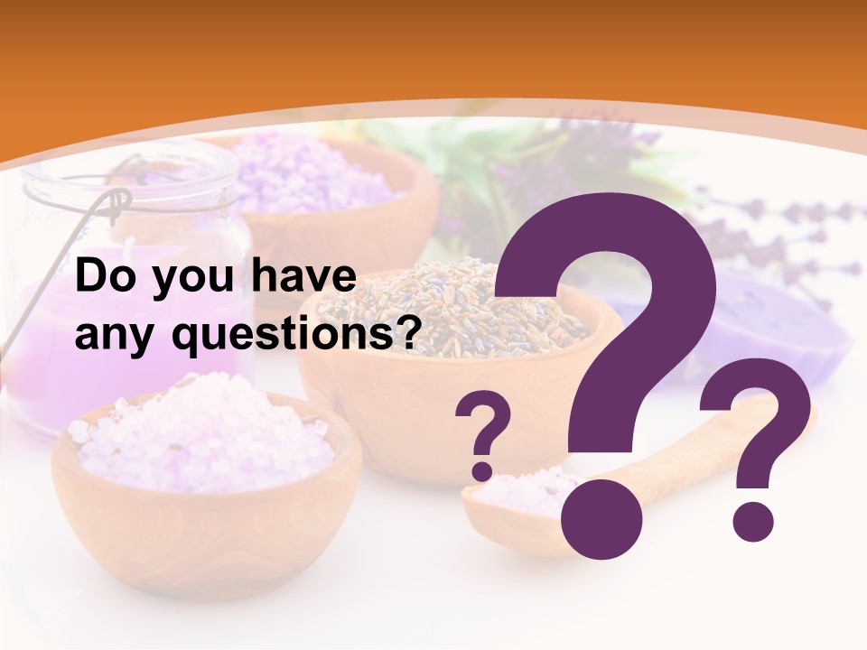 Herb Pampering Beauty PowerPoint Template