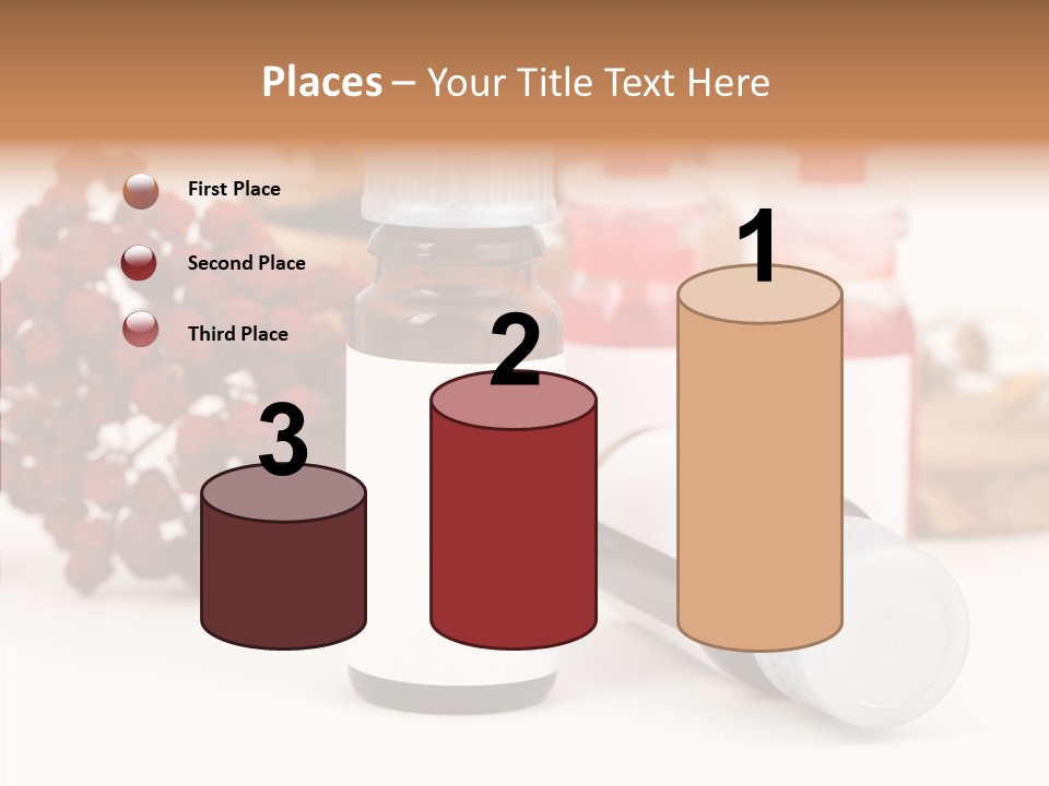 Label Heal Brown PowerPoint Template