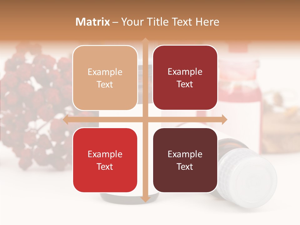 Label Heal Brown PowerPoint Template