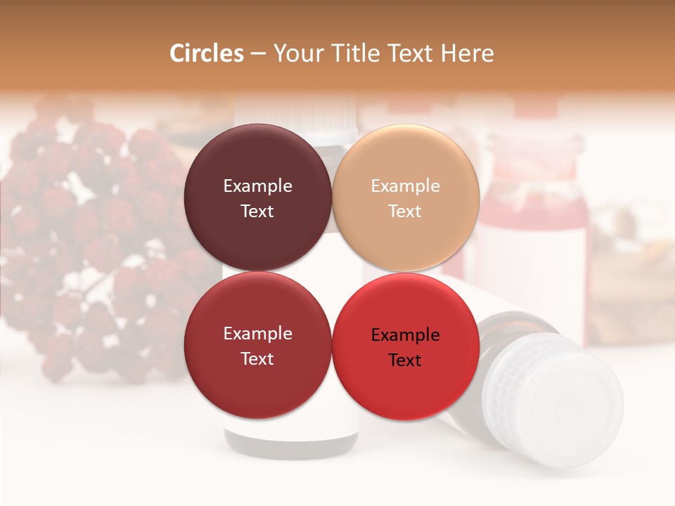 Label Heal Brown PowerPoint Template