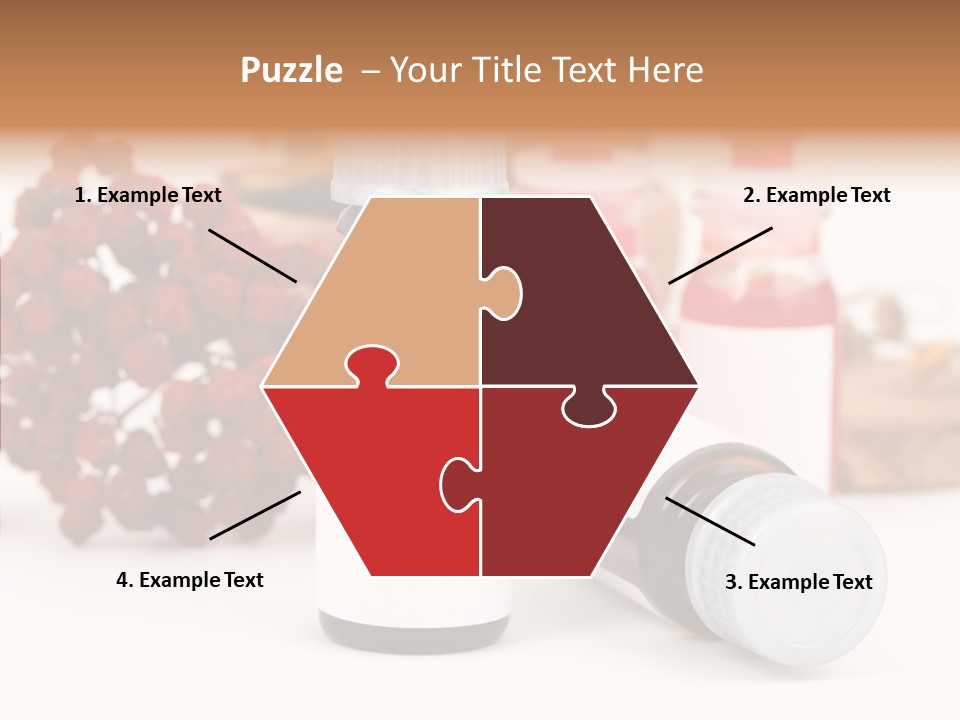 Label Heal Brown PowerPoint Template