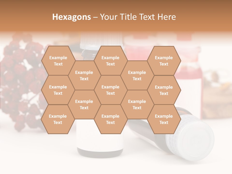 Label Heal Brown PowerPoint Template