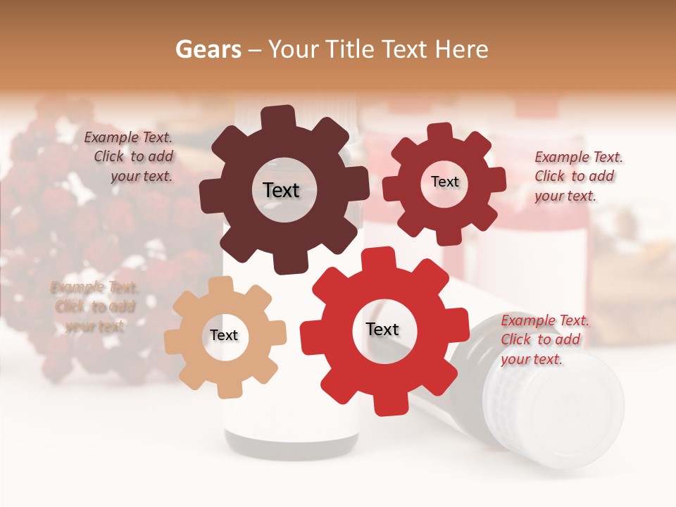 Label Heal Brown PowerPoint Template