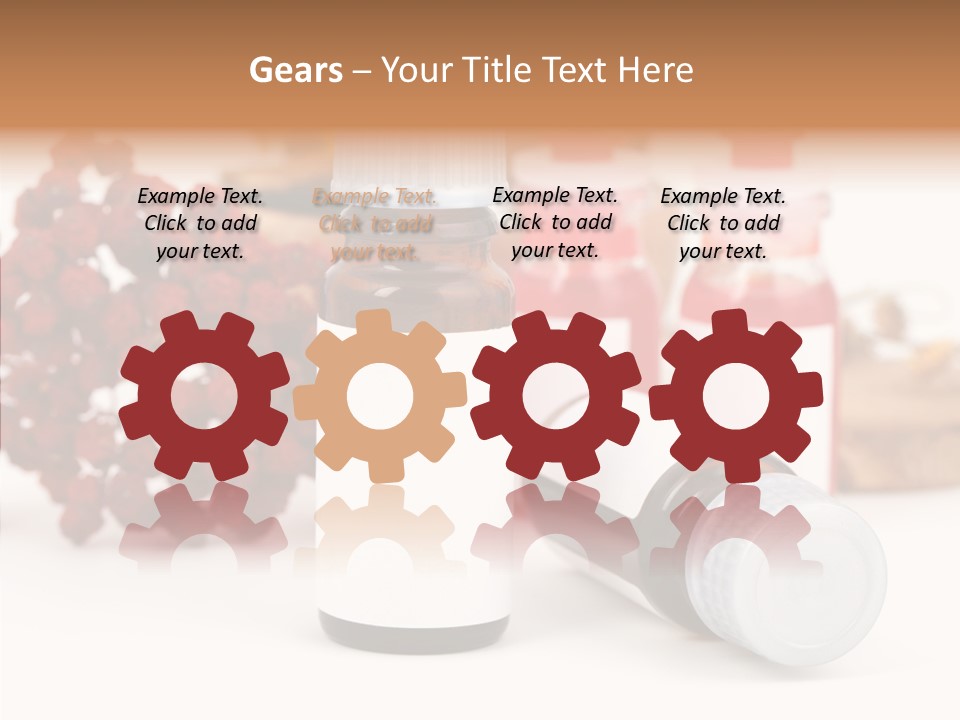 Label Heal Brown PowerPoint Template