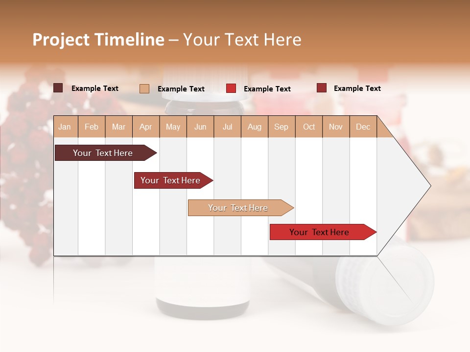Label Heal Brown PowerPoint Template