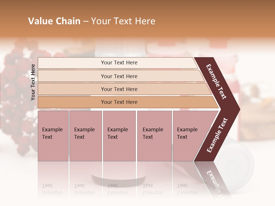 Label Heal Brown PowerPoint Template