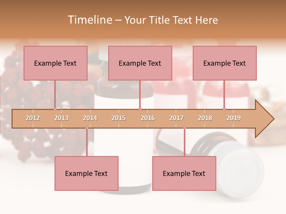 Label Heal Brown PowerPoint Template