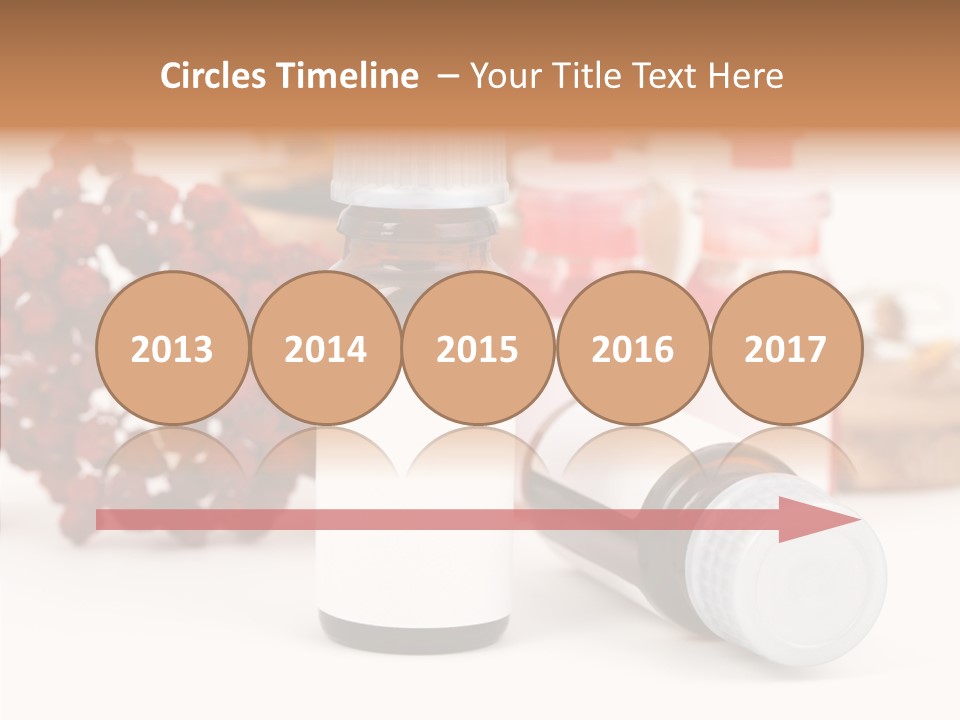 Label Heal Brown PowerPoint Template