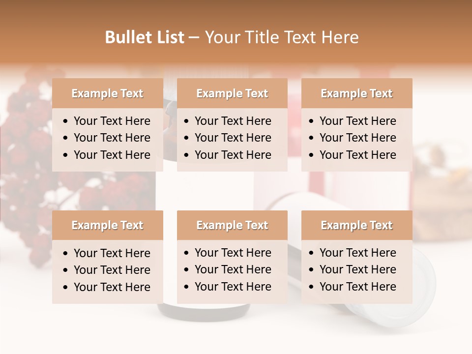 Label Heal Brown PowerPoint Template