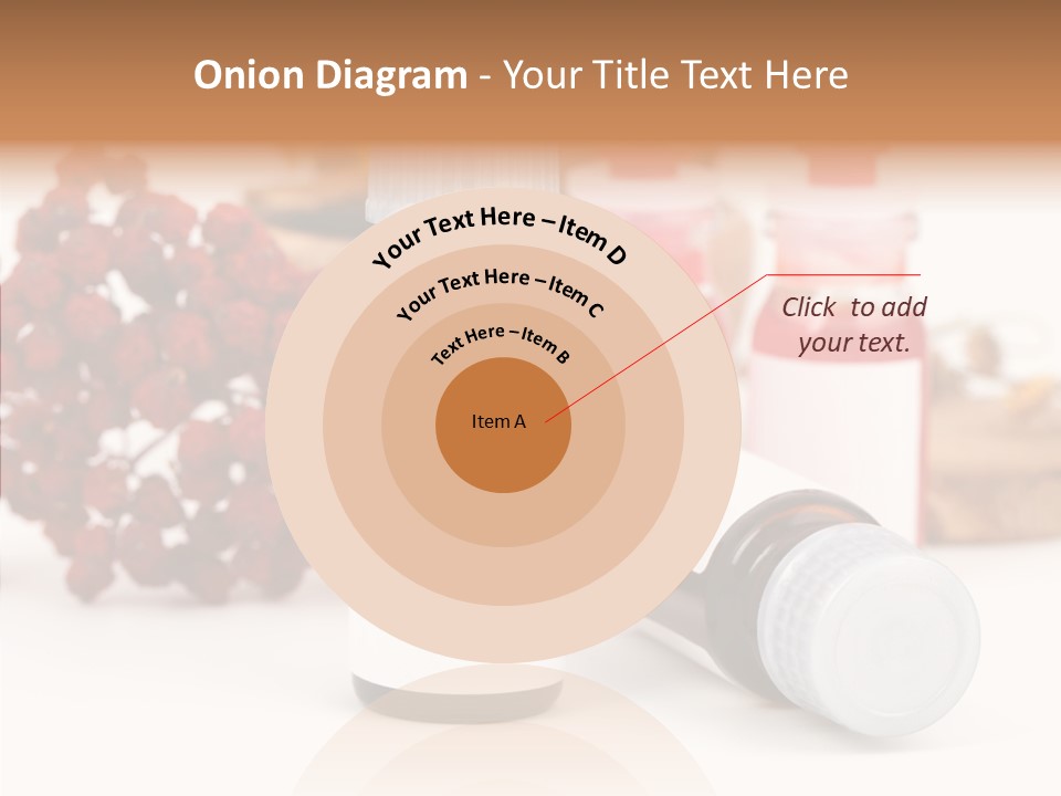 Label Heal Brown PowerPoint Template