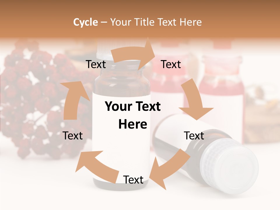 Label Heal Brown PowerPoint Template