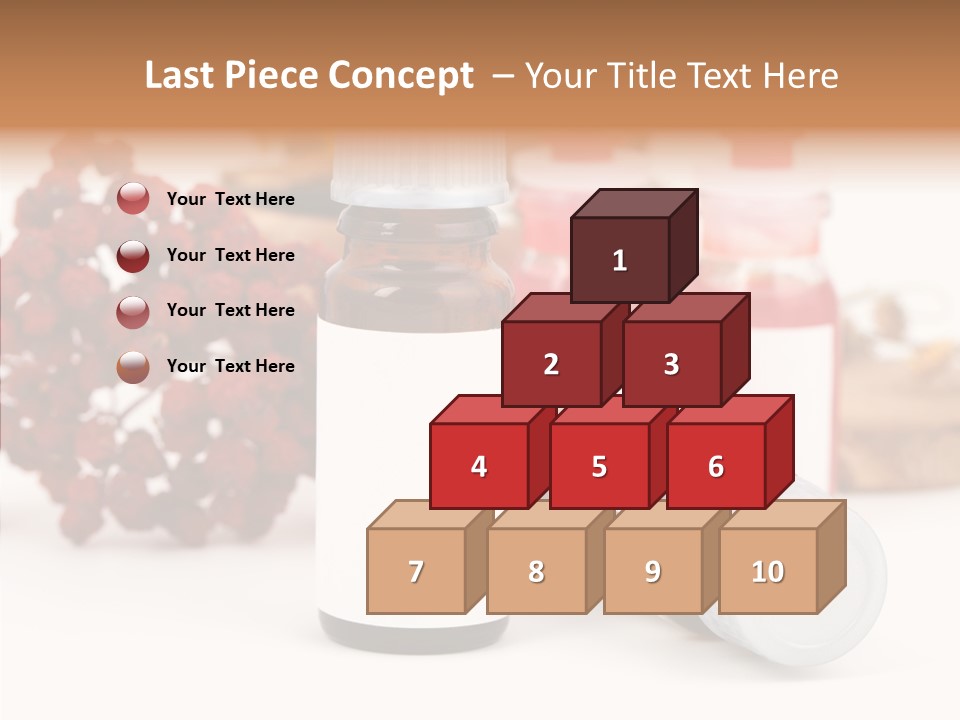 Label Heal Brown PowerPoint Template