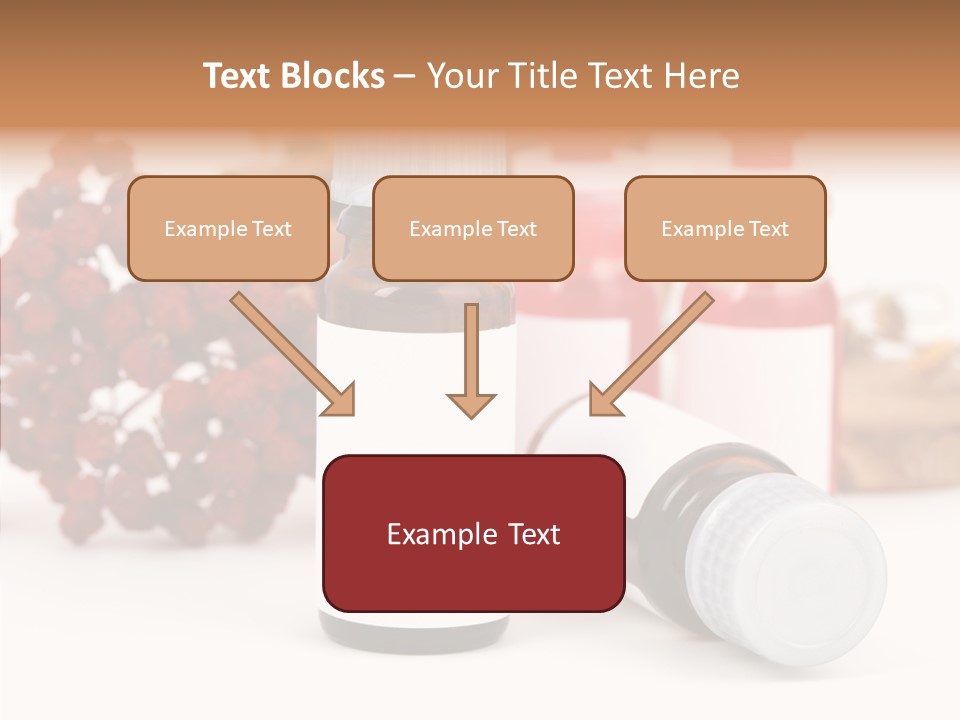 Label Heal Brown PowerPoint Template