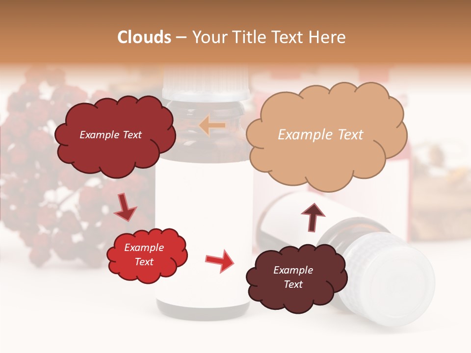 Label Heal Brown PowerPoint Template