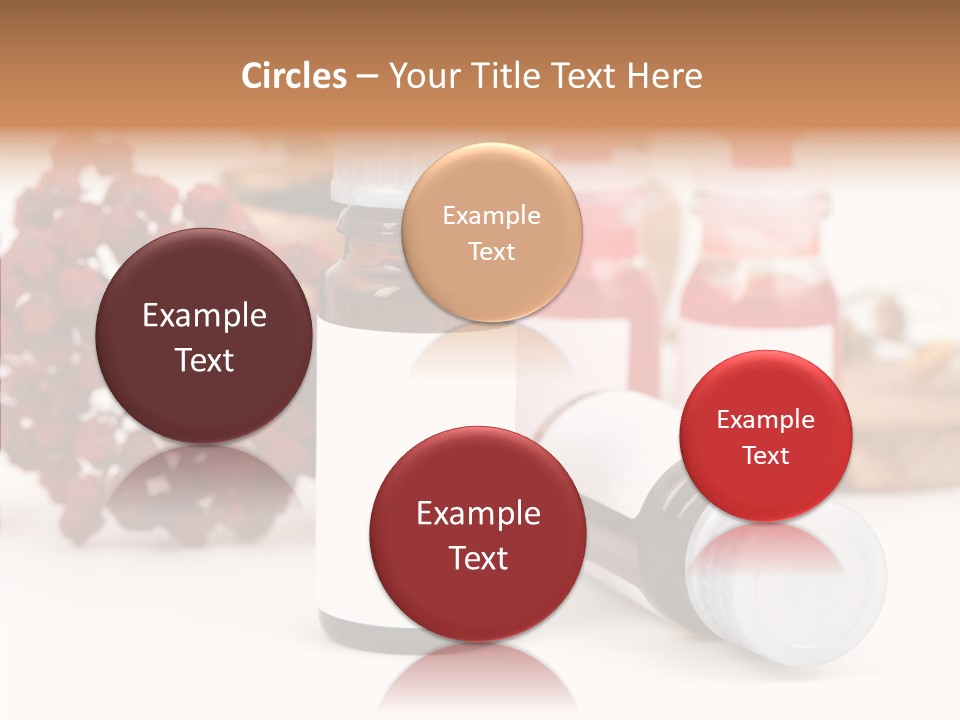 Label Heal Brown PowerPoint Template