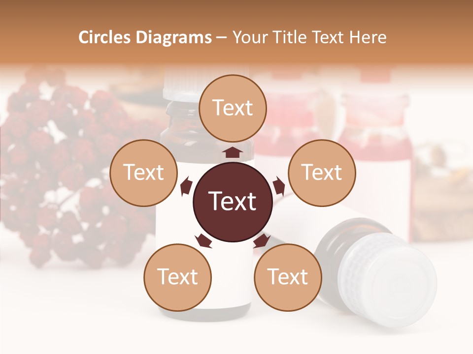 Label Heal Brown PowerPoint Template