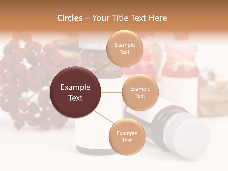 Label Heal Brown PowerPoint Template