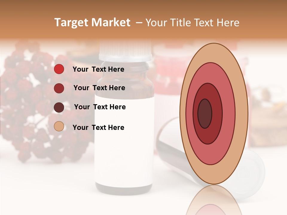 Label Heal Brown PowerPoint Template