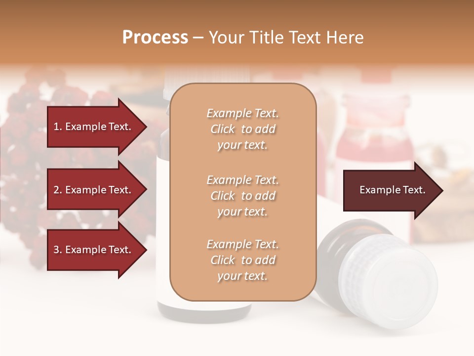 Label Heal Brown PowerPoint Template
