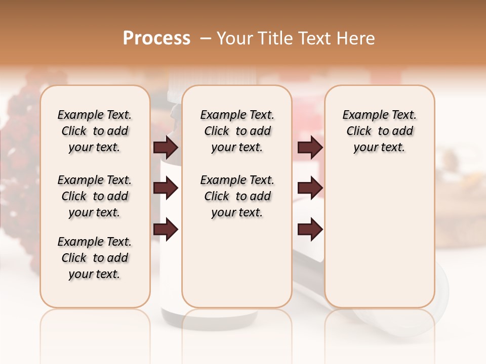 Label Heal Brown PowerPoint Template