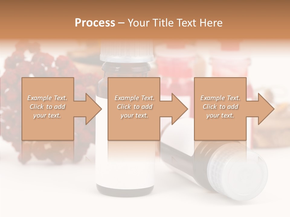 Label Heal Brown PowerPoint Template