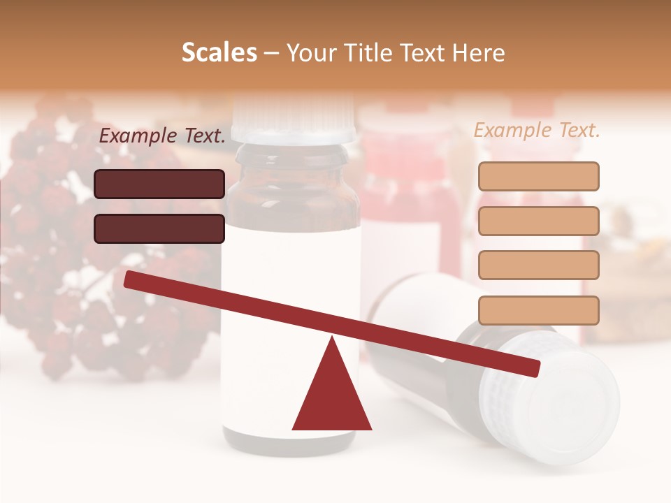 Label Heal Brown PowerPoint Template