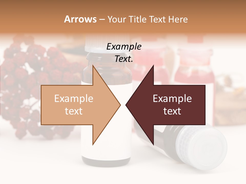 Label Heal Brown PowerPoint Template