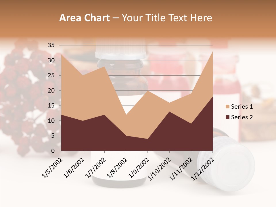 Label Heal Brown PowerPoint Template