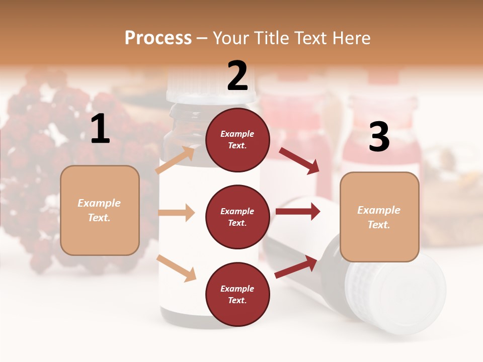 Label Heal Brown PowerPoint Template