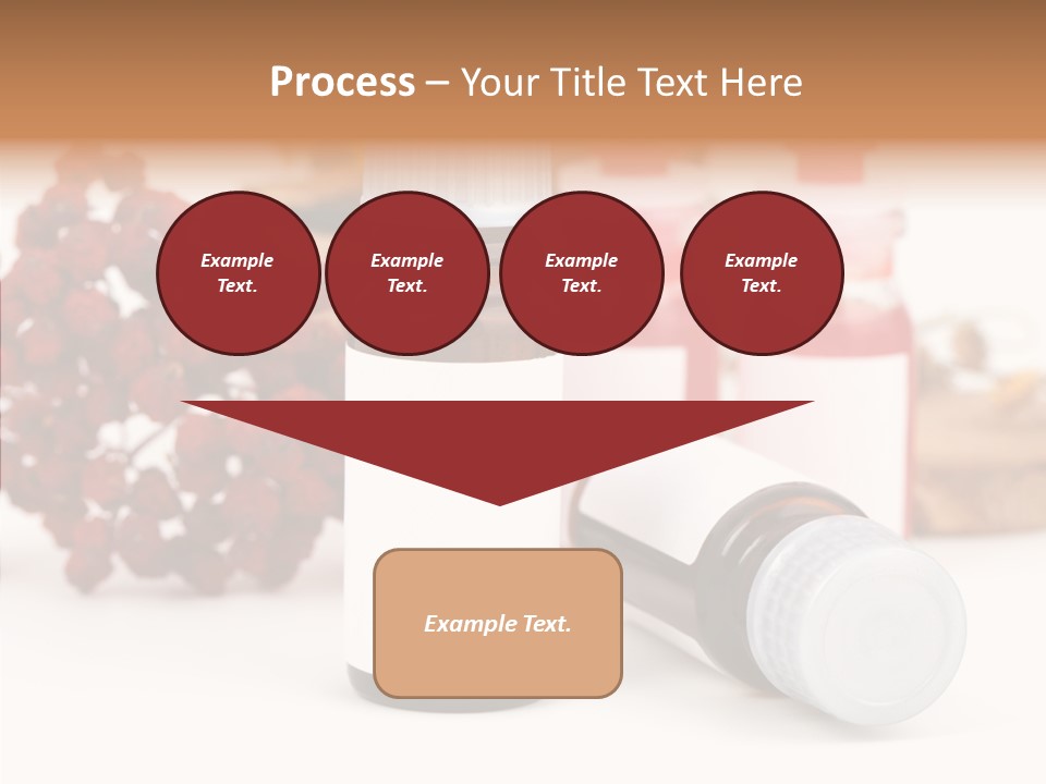 Label Heal Brown PowerPoint Template