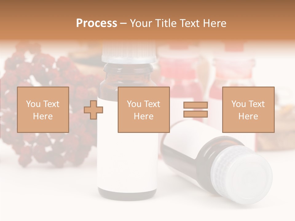 Label Heal Brown PowerPoint Template