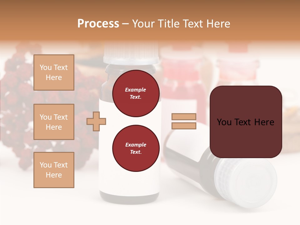 Label Heal Brown PowerPoint Template