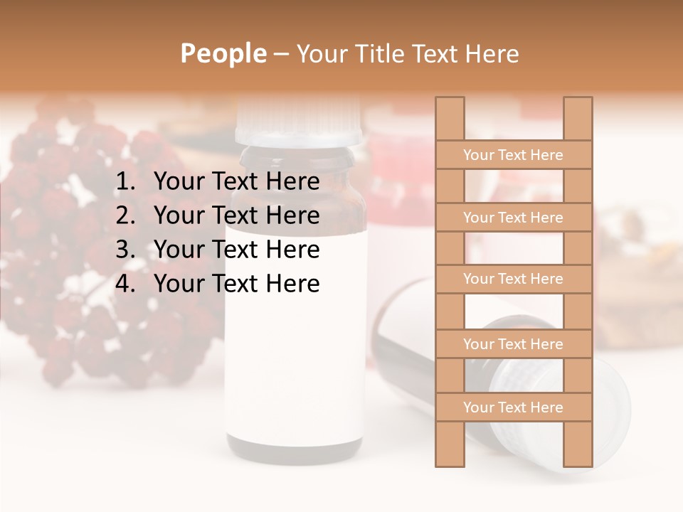 Label Heal Brown PowerPoint Template
