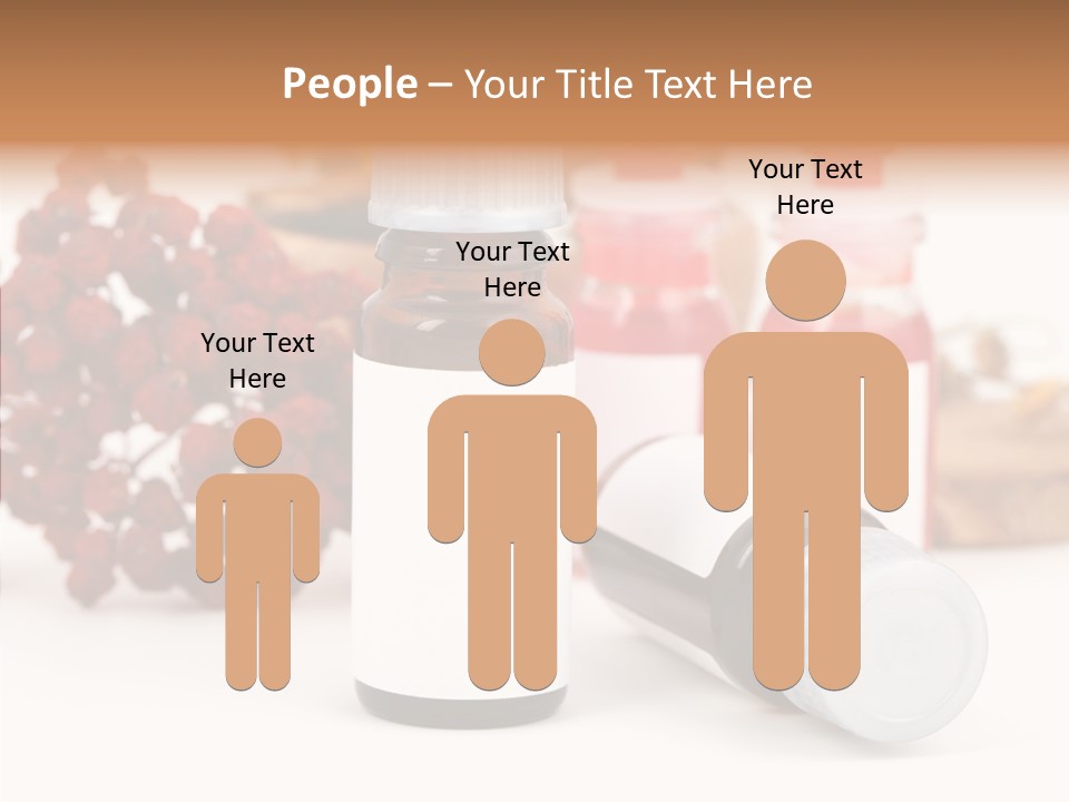 Label Heal Brown PowerPoint Template