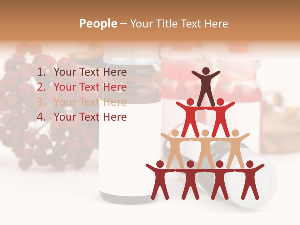 Label Heal Brown PowerPoint Template