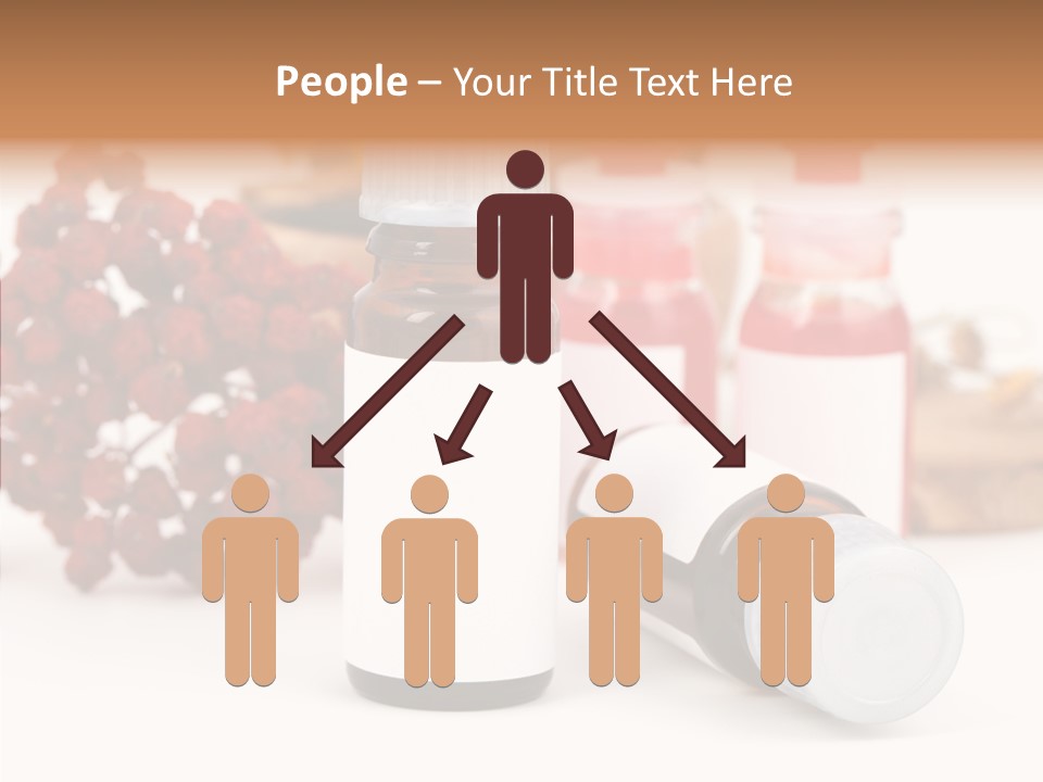 Label Heal Brown PowerPoint Template