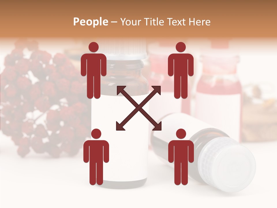 Label Heal Brown PowerPoint Template