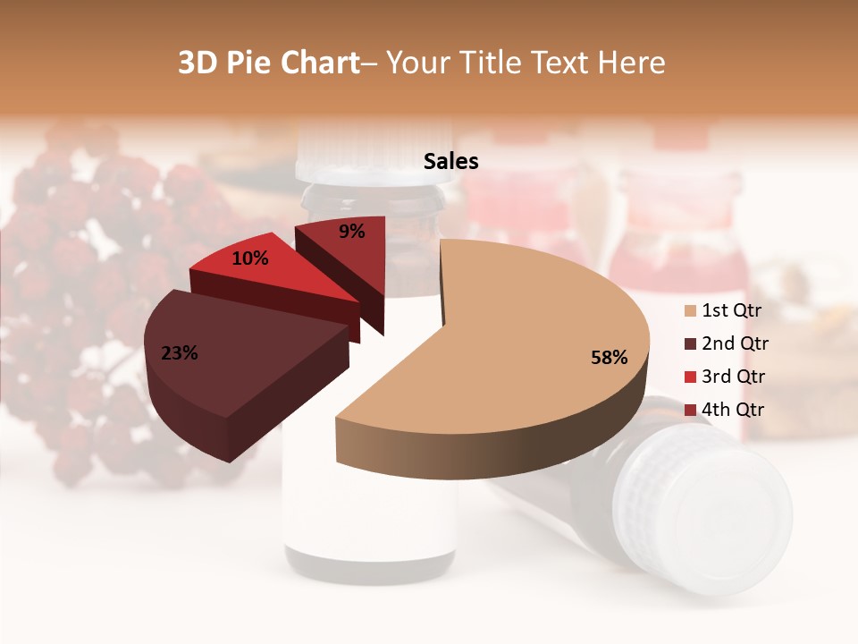 Label Heal Brown PowerPoint Template