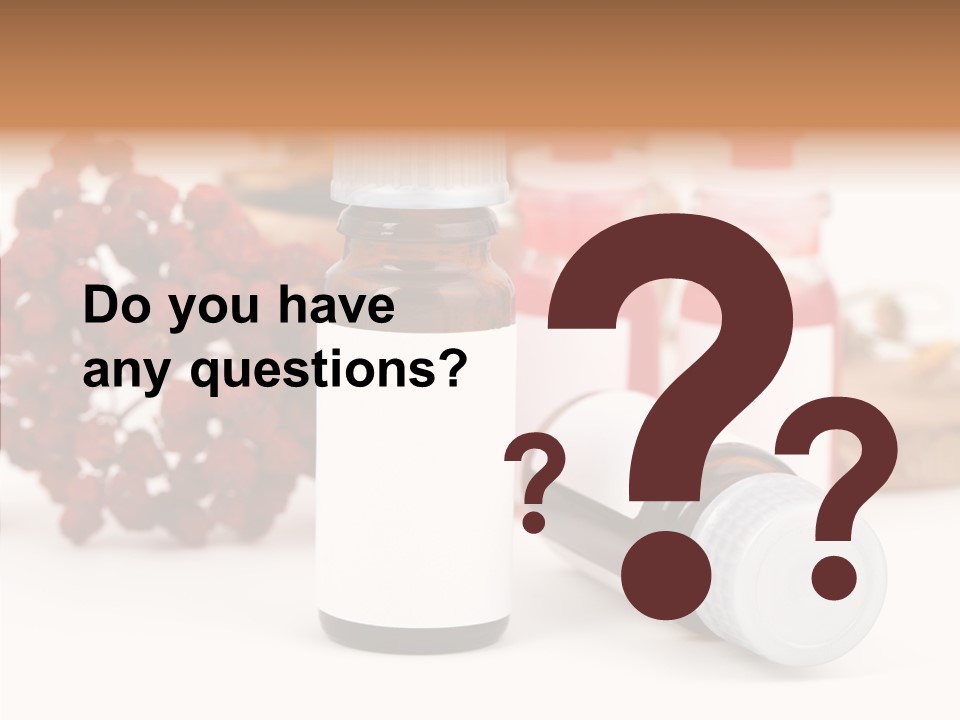 Label Heal Brown PowerPoint Template